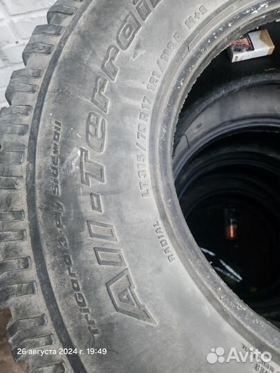 Bfgoodrich All-Terrain T/A 315/70 R17 121R