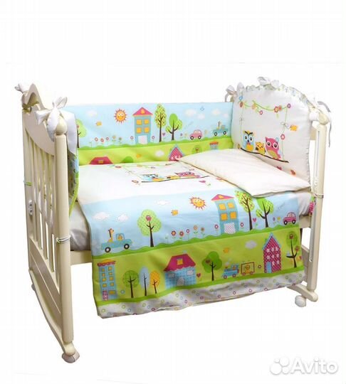 Комплект в кроватку с бортиками