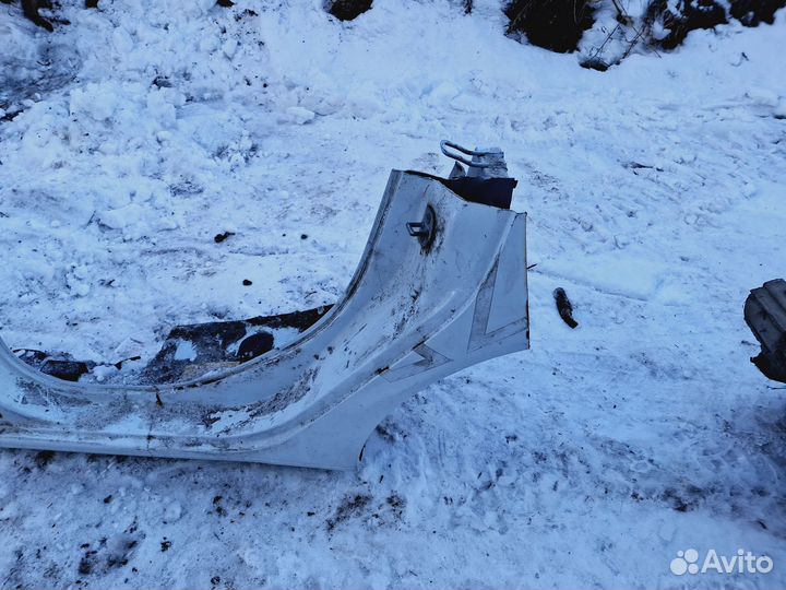 Порог со стойкой левый Renault Logan II 2014