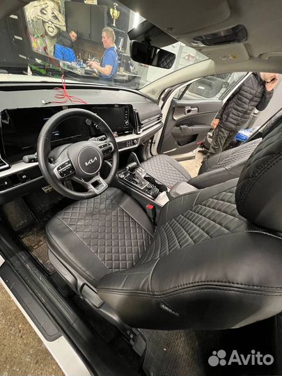 Чехлы из экокожи на Кия Спортейдж 5 Автопилот