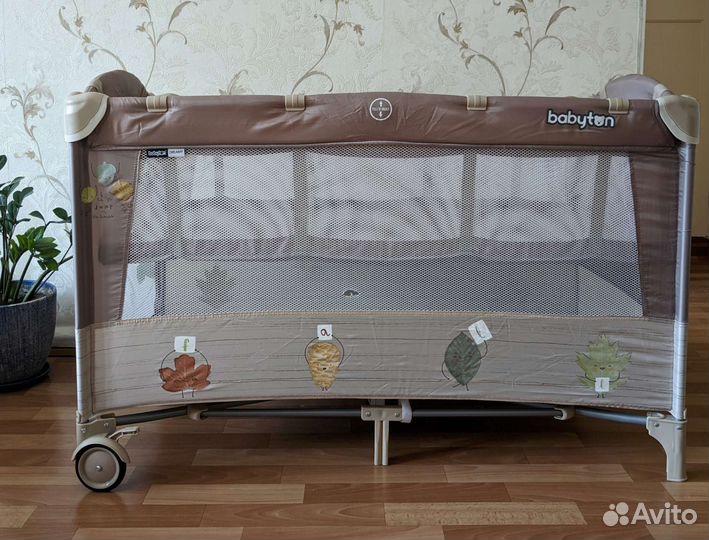 Манеж кровать babyton