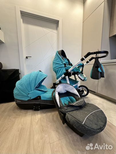 Коляска 3 в 1 Rico nano