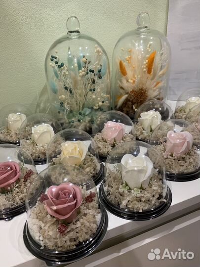 Роза из мыльной пены