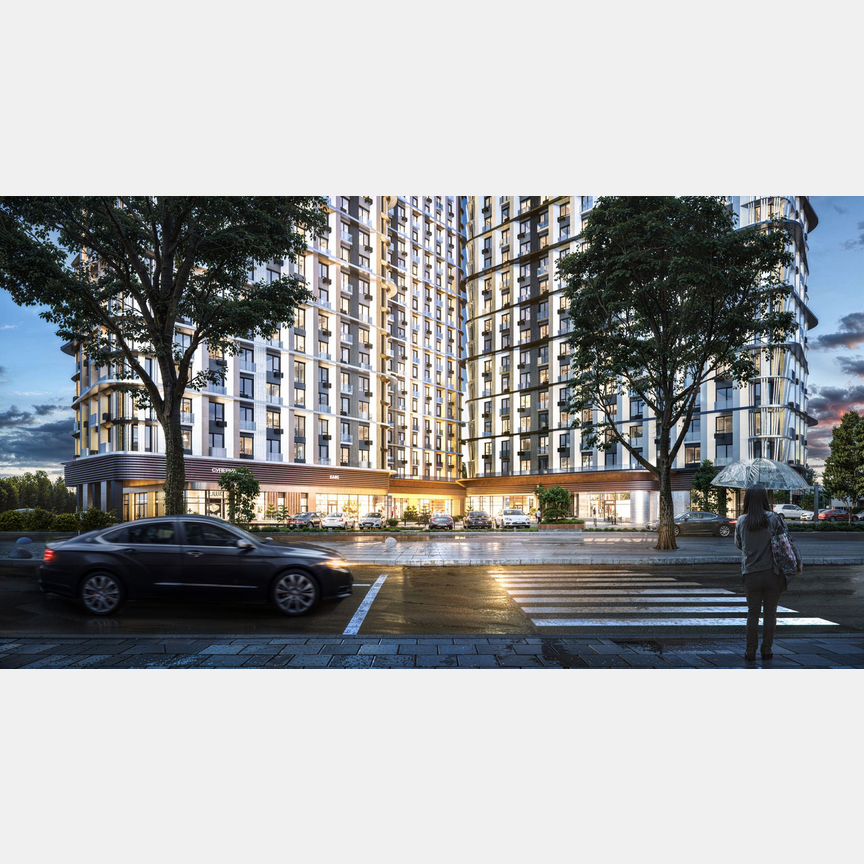 2-к. квартира, 48,7 м², 2/21 эт.