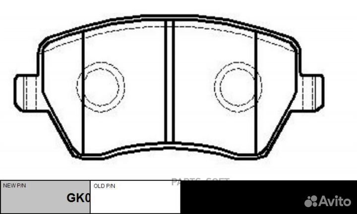 CTR CKN-126 Колодки renault duster (HSA/M) (1,6)