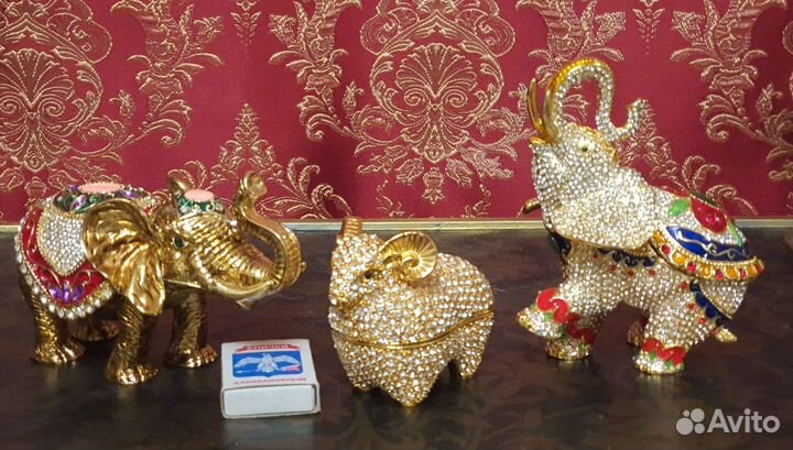 Шкатулки металл