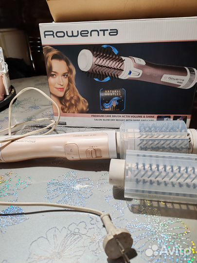 Фен щетка вращающаяся rowenta