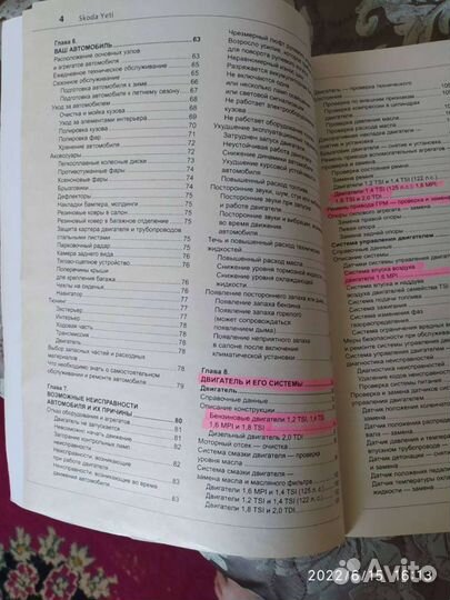 Книга на автомобиль Шкода Ети