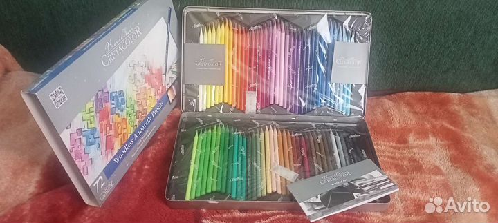 Акварельные карандаши Cretacolor 72шт. Новые