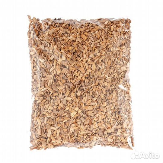 Щепа для декора сада, некрашеная 2-4см