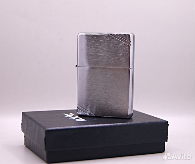 Оригинальная Zippo 230 vintage brushed chrome