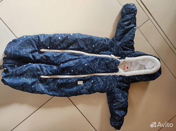 Зимний комбинезон трансформер 74/80 reima