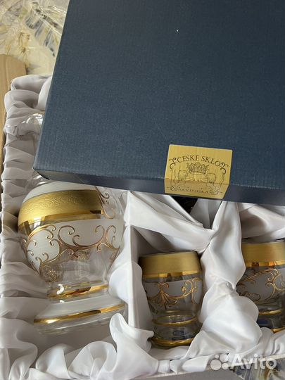 Графин и стаканы Чехия