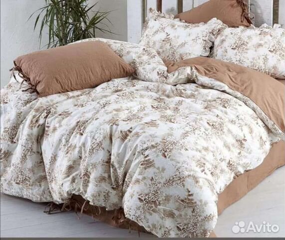 Комплект Евро жатый хлопок бренда Ecocotton