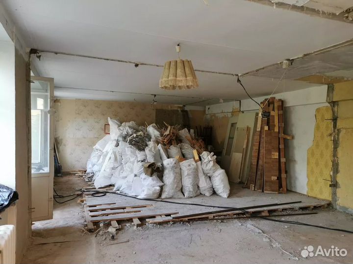 Демонтаж квартир, построек, любой сложности