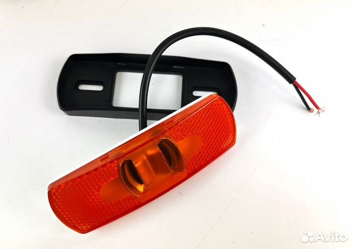 Фонари габаритные 24в желтые с рамкой