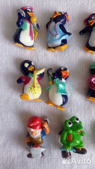 Пингвины Kinder surprise серия 90х годов
