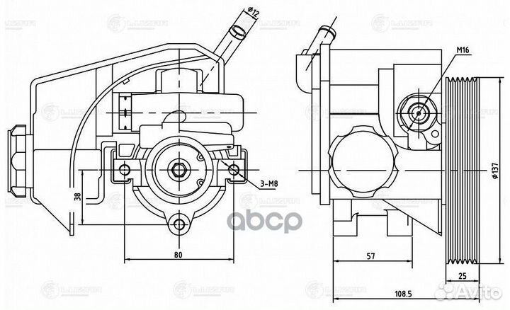 Насос гур LPS 2001 luzar