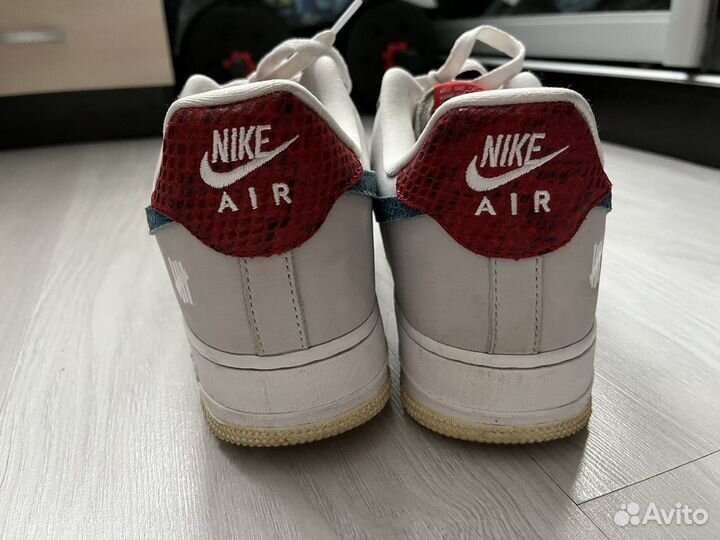 Кроссовки nike air force 1 x Undefeated