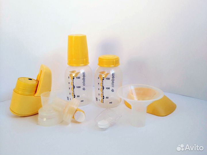 Молокоотсос medela mini electric+бутылочка,пакеты