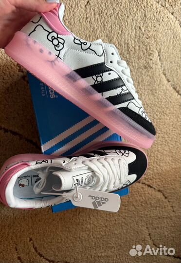 Кроссовки кеды adidas samda hello kitty