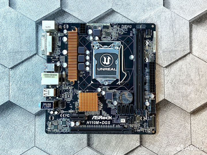Материнская плата 1151 ASRock H110M-DGS