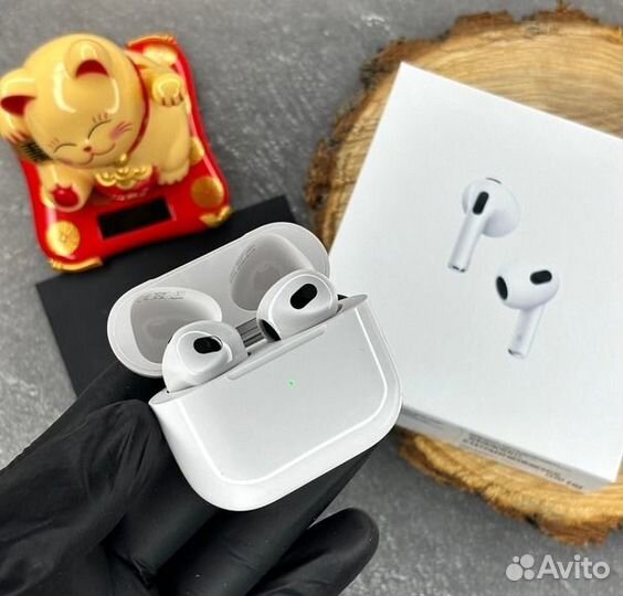 Apple AirPods 3 (Новые, Гарантия, Чехол)