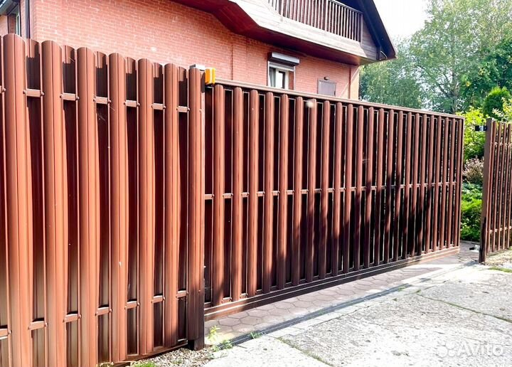 Забор из профнастила