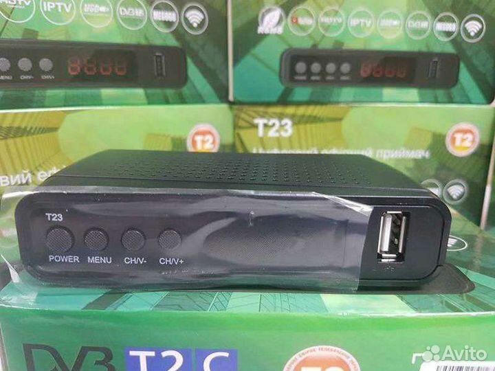 Эфирный DVB-T2/T Тюнер Приставка Ресивер