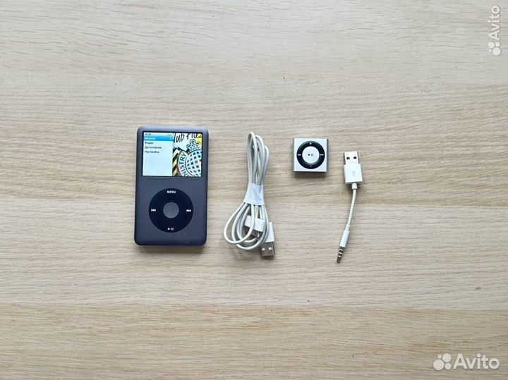 Плеер iPod Classic 120gb+ iPod shuffle