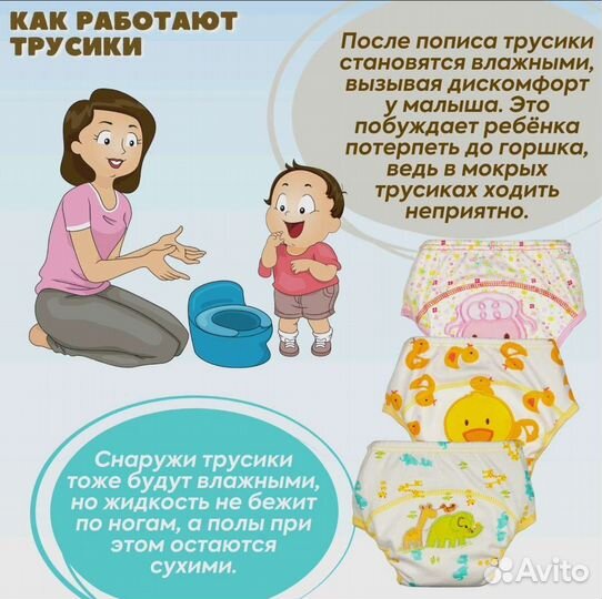 Трусики для приучения к горшку