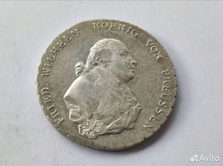1 Талер 1794 А Пруссия Фридрих Вильгельм II