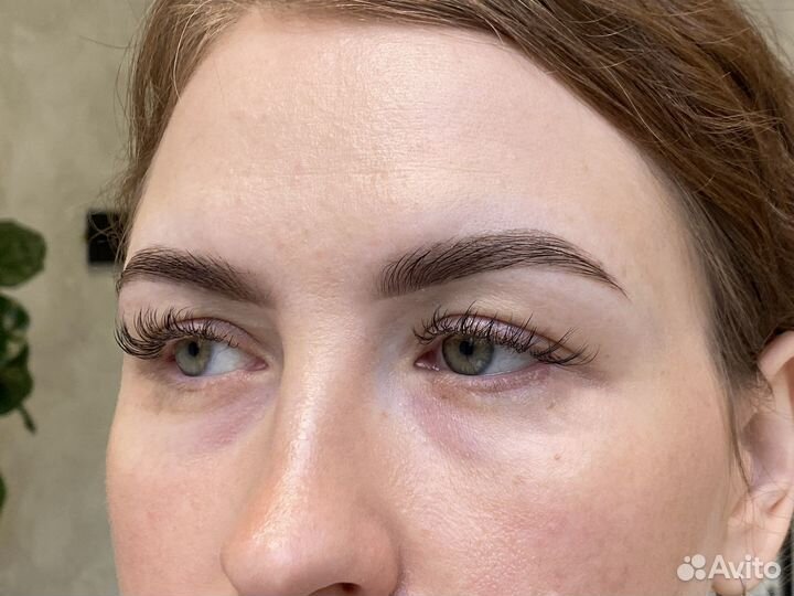 Оформление бровей и ламинирование ресниц