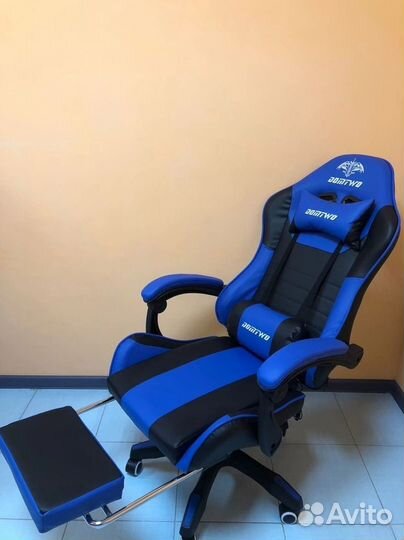 Компьютерное игровое кресло геймерское с массажем