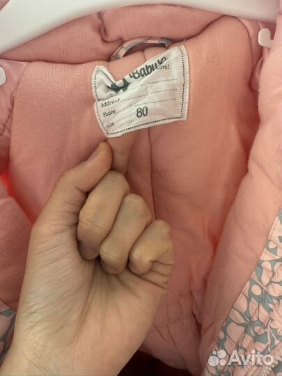 Зимний комбинезон для девочки 80