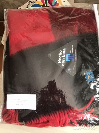 Плед из шерсти ламы Уругвай