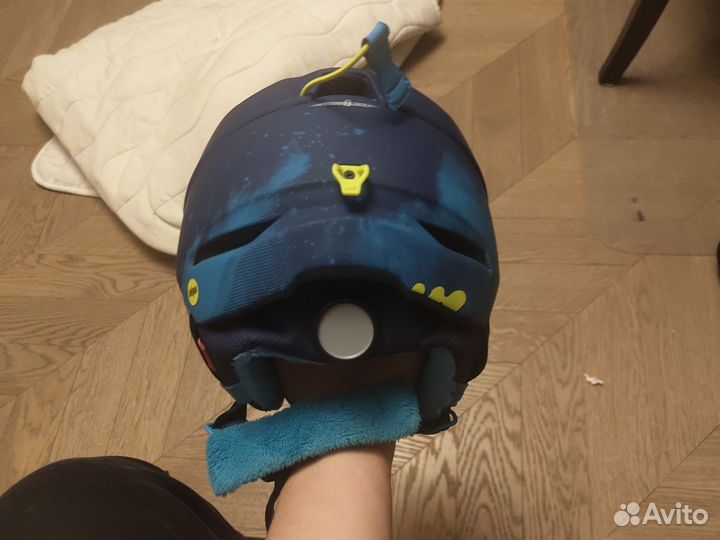 Шлем горнолыжный детский wedze с креплением Gopro