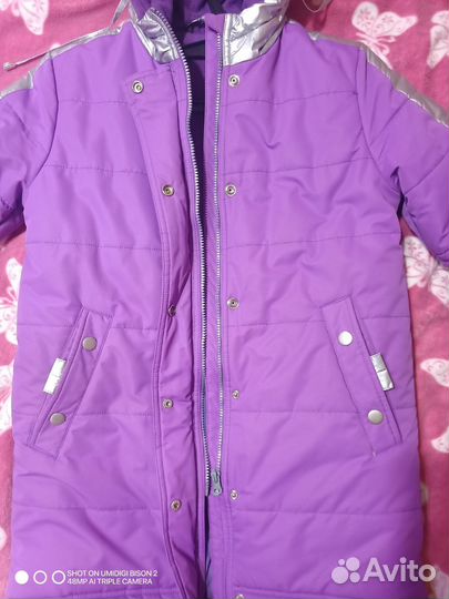 Полупальто-куртка зимняя на девочку 152