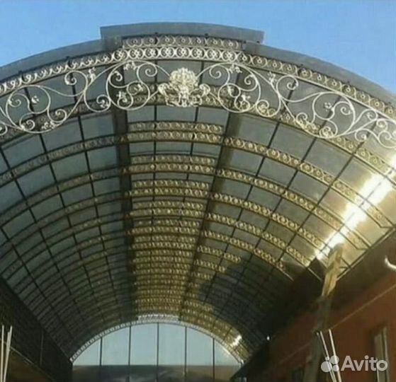 Навес из поликарбоната