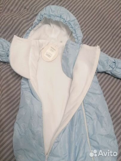 Комбинезон/Конверт на выписку для мальчика весна