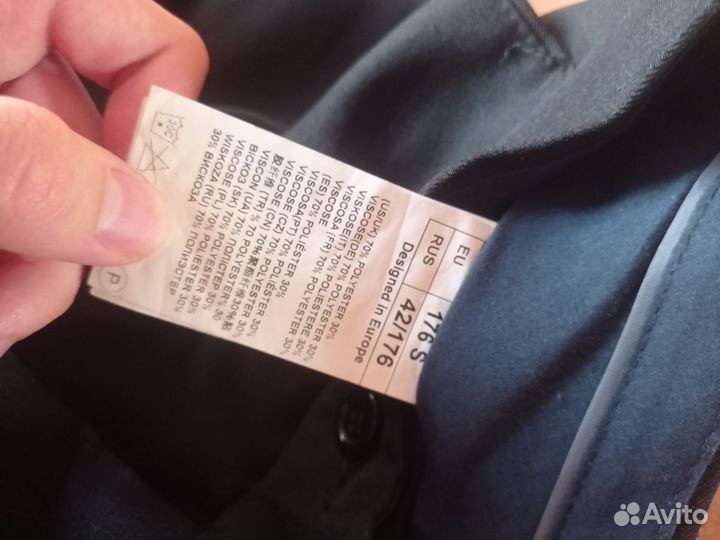 Брюки школьные 176