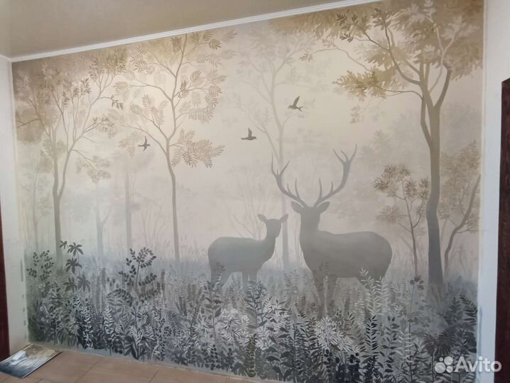 Барельеф. Роспись стен