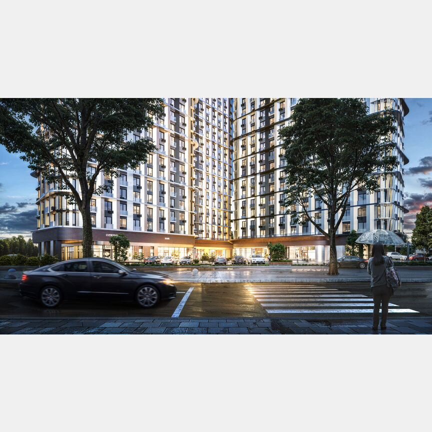 Квартира-студия, 22,7 м², 12/17 эт.