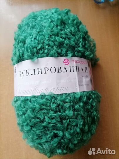 Пряжа для вязания Пехорка буклированная