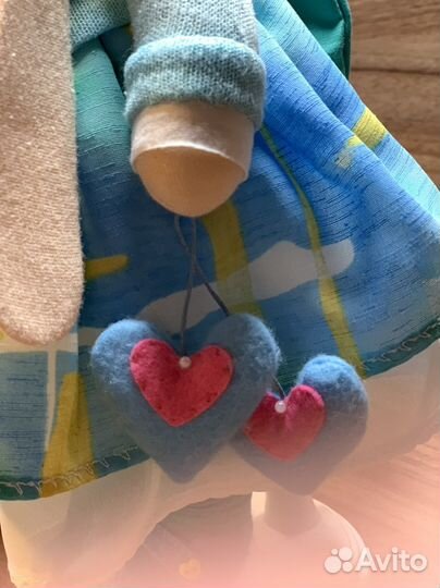 Кукла тильда зайка Мила