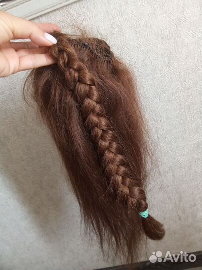 Волосы натуральные 123 гр