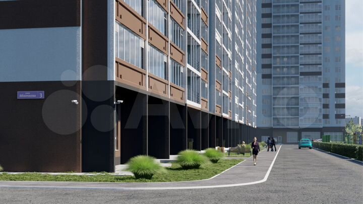 3-к. квартира, 87,9 м², 13/17 эт.