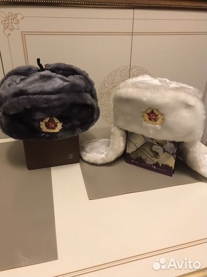 Мужская шапка ушанка