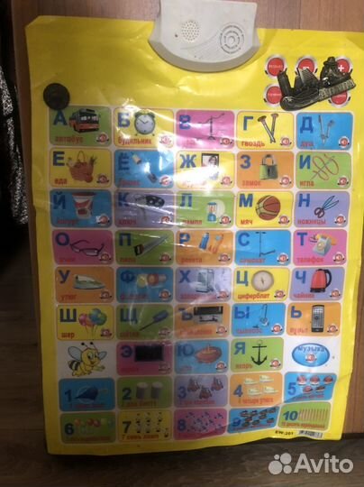 Говорящая азбука плакат