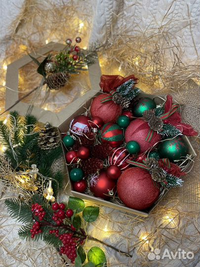 Набор новогодних игрушек